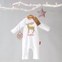 Personalised Rudolf First Christmas Romper, thumbnail 8 of 11
