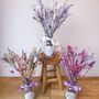 Purple Dried Flower Christmas Gift For Nanny, Grandma, thumbnail 1 of 5