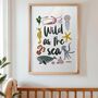 Wild As The Sea Nursery Print, thumbnail 4 of 6