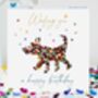 Dog Stickers With Butterflies For Envelopes Or Anywhere, thumbnail 3 of 8