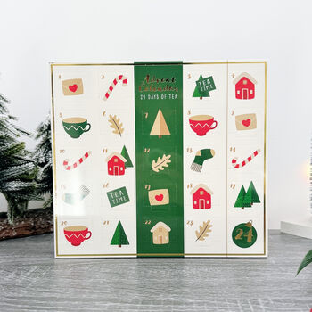 Tea Advent Calendar With 24 Flavoured Tea Bags, 7 of 8