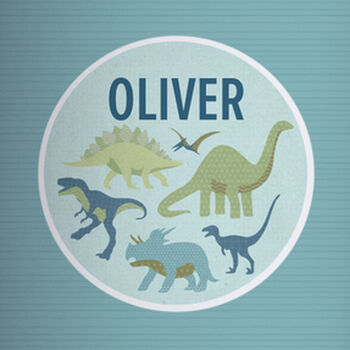 Personalised Dinosaurs Design Kids Water Bottle, 3 of 6