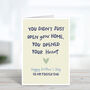 Opened Your Heart Father's Day Card For Foster Dad, thumbnail 2 of 3