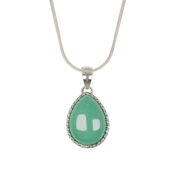 Aventurine Strength Sterling Silver Necklace, 2 of 8