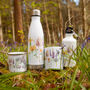 Inky Wildflower Metal Water Bottle With Personalisation, thumbnail 12 of 12