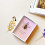 Sterling Silver Delicate Bee Charm Hoop Earrings, thumbnail 9 of 10