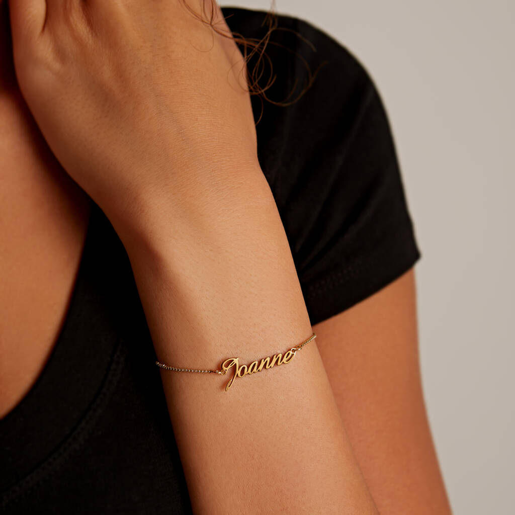 Personalised Name Tennis Bracelet, 1 of 7