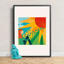 Limited Edition Sun A2 Giclée Art Print, thumbnail 1 of 7