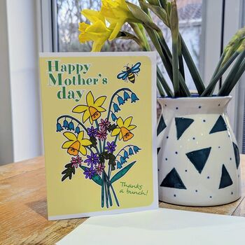 Kids Personalised Colour In Mother's Day Card, 4 of 4