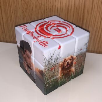 Personalized Photo Cube With Stand 57mm, 3 of 6