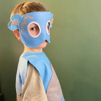 Grey Blue Little Fish Costume For Children And Adults, 7 of 10