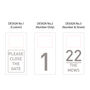 Solar House Sign, Door Plaque, Address Number In Black, White Or Grey, thumbnail 3 of 8