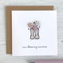 Wellies 'Blooming Lovely Birthday' Card, thumbnail 2 of 5