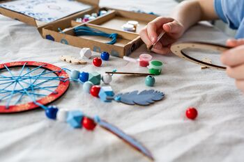 Personalised Make Your Own Dreamcatcher Craft Kit, 9 of 11