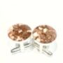 Resin, Silver, Copper Cufflinks, thumbnail 2 of 6