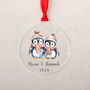 Personalised Penguin Christmas Tree Decoration, thumbnail 5 of 8