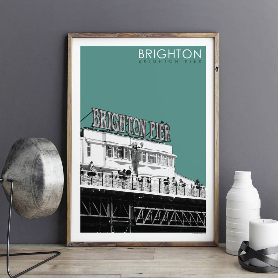 Brighton Art Print Brighton Pier By Bronagh Kennedy Art Prints