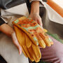 Vincent Sunflower Suede Fabric Touch Screen Gloves, thumbnail 3 of 8