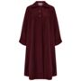 43' Swing Coat In Wine Vintage 1940s Style, thumbnail 1 of 3