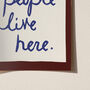 Cool People Live Here Handwritten Print, thumbnail 7 of 12