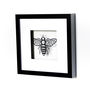 Framed Papercut Manchester Bee Art, thumbnail 3 of 7
