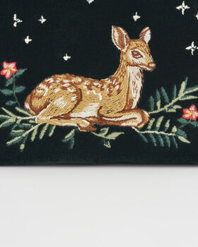 Fawn Embroidered Green Small Purse, 3 of 7