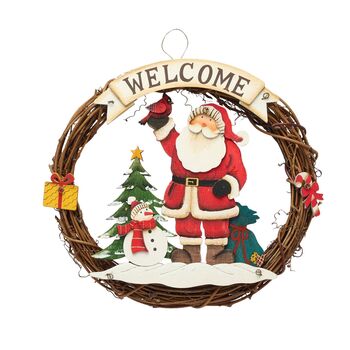 Personalised Santa Wreath, 2 of 2