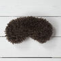 Cocoa Teddy Eye Mask In Curly Fur, thumbnail 1 of 2