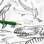 Colourin Giant Poster Tablecloth Dinosaur Personalse It, thumbnail 2 of 5