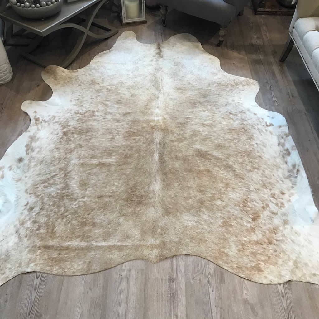 Cowhide Rug Rich Caramel With Cream Edges By Cowshed Interiors