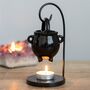 Hanging Halloween Cauldron Oil Burner, thumbnail 1 of 3