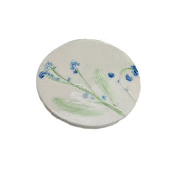 Forget Me Not Ceramic Coaster, 10 of 12
