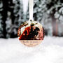 Couples First Christmas Together Wooden Ornament Gift, thumbnail 7 of 7