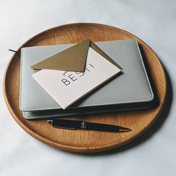 Personalised Leather Journal And Pencil Case Gift Set, 11 of 12