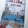 Personalised London City Height Chart, thumbnail 2 of 5