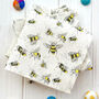 Buzzy Bee Linen Napkins, thumbnail 3 of 9