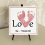 Personalised 'Love' Baby Print Keepsake Package, thumbnail 1 of 8