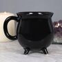 Black Cauldron Halloween Mug, thumbnail 1 of 3