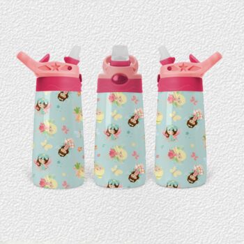 Butterfly Girls Personalised Water Bottle With Name, 2 of 4