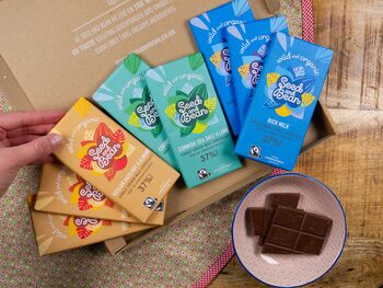 Organic Milk Chocolate Letterbox Gift Bundle, 3 of 4