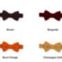Children's Wedding Knitted Bow Ties | 30+ Colours, thumbnail 3 of 9