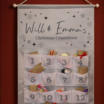 Personalised Family Christmas Advent Calendar, 6 of 6