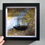 Personalised Coastal Map Paper Boat Picture Frame, thumbnail 6 of 12