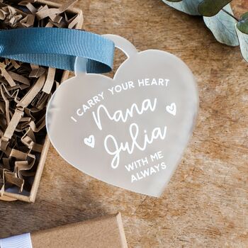 Personalised I Carry Your Heart Memorial Keepsake, 4 of 5