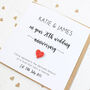 Personalised China 20th Wedding Anniversary Card, thumbnail 3 of 8