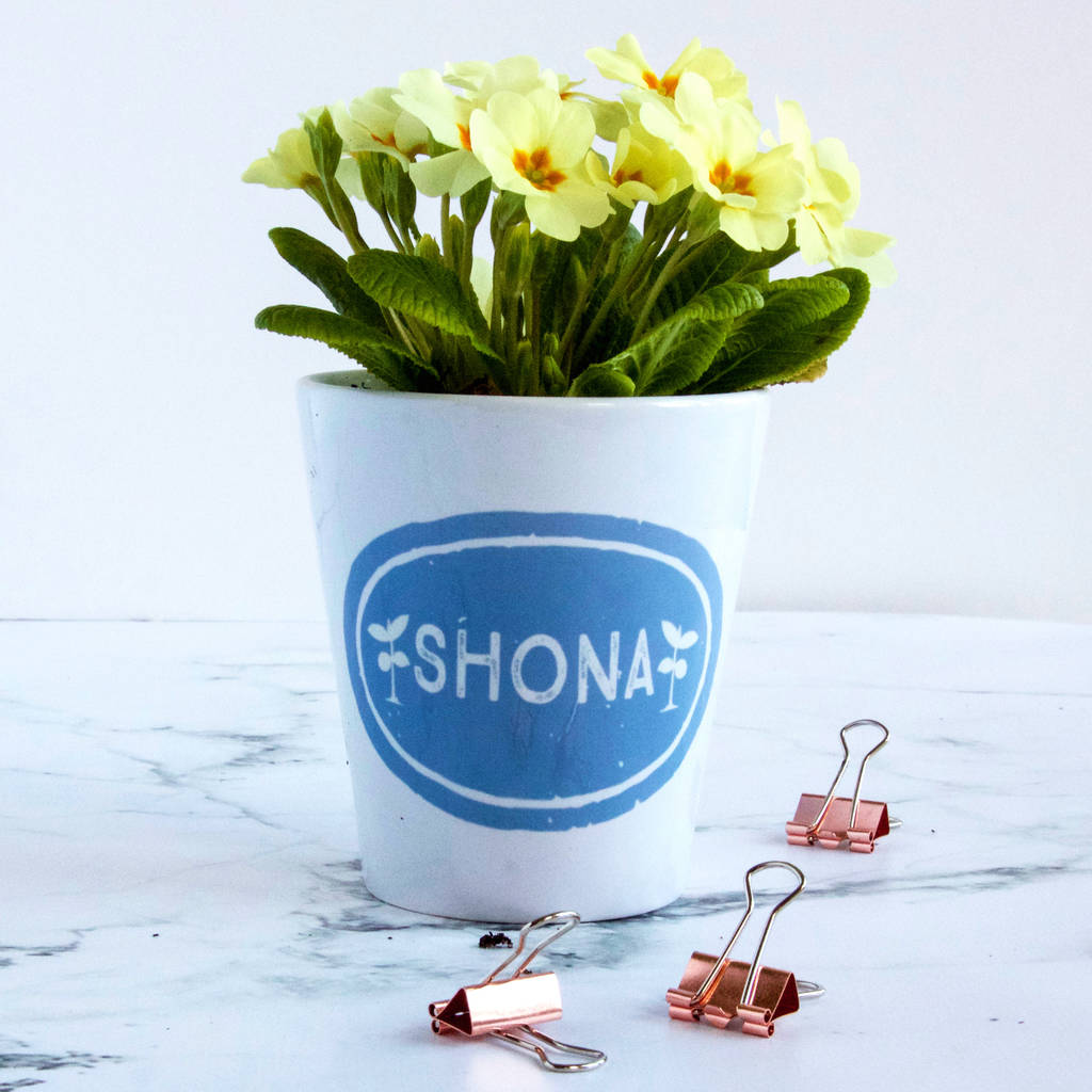 personalised teachers gift plant pot by snapdragon | notonthehighstreet.com