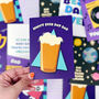 Father's Day Card 'Happy Beer Day Dad', thumbnail 1 of 5