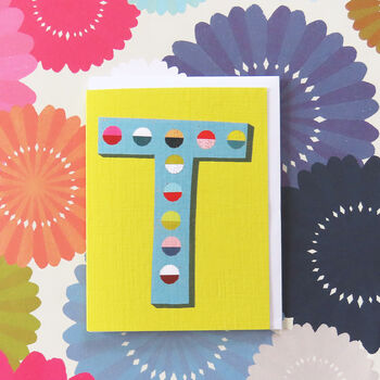 Mini T Alphabet Card, 3 of 5