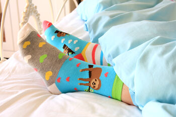 United Oddsocks Sloth It Ladies Gift Set, 3 of 3
