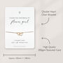 Bridesmaid Thank You Bracelet Gift, thumbnail 5 of 6